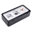 Digital Retro Quartz Alarm Clock Flip Display With Date & Time Black