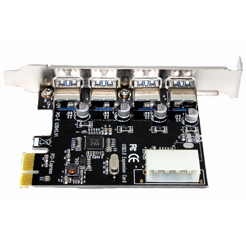 SSU V805 PCI-E to USB 3.0 Expansion Card With Four USB 3.0 Interfaces For Desktop Computer