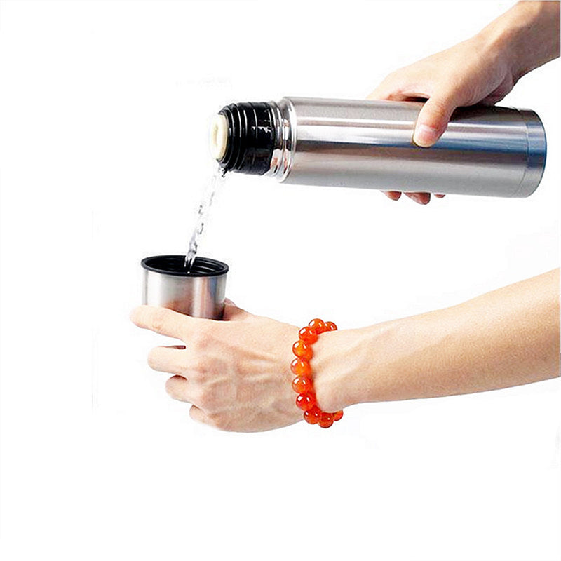 350/500/750/1000ml Stainless Vacuum Cup Bottle Maintain Warm Travel Home Storage Warm Water Bottle