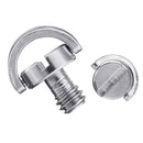 3pcs LS018 BEXIN 1/4 Inch Stainless Steel C-ring Screw for Camera