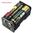 4-Slot 4 x AA Battery Back To Back Holder Case Box