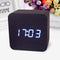 Honana DX-CO300 Electronic Clock Creative Waterproof Time Watch Digital Wooden Alarm Clock