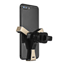 Wood Gravity Auto Lock Car Air Vent Phone Holder Mount Stand for iPhone/Samsung