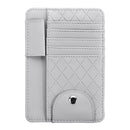 Leather Car Sun Visor Sun Glasses Clip Card Pen Holder Ticket Storage Driver License Package