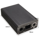 DIY T12 Digital Soldering Iron Station Aluminum Black Shell Case Power Socket Switch