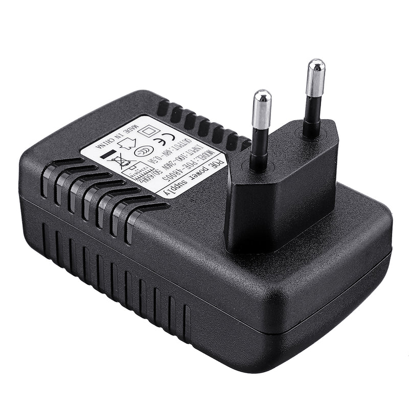 EU Plug CCTV Security 48V 0.5A 24W POE Wall Plug POE Injector Ethernet Adapter IP Camera Phone PoE Power Supply