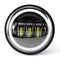 4 Inch 10-32V 2400LM 6000K Motorcycle LED Front Headlight Flood Light IP67 CE Spot Fog Passing Light With Angel Circle Lights