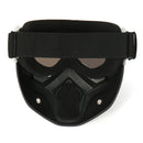 Motorcycle Goggles Detachable Modular Shield Face ATV MX Racing Motocross Mask