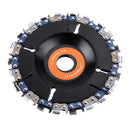 Drillpro 4 Inch Steel Grinder Chain Disc 22 Tooth Wood Carving Disc for 100 115 Angle Grinder
