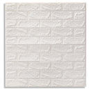 12Pcs/Set 3D Brick Wall Sticker Self-adhesive Panel Decal Waterproof PE Foam Wallpaper for TV Walls Sofa Background Wall Decor