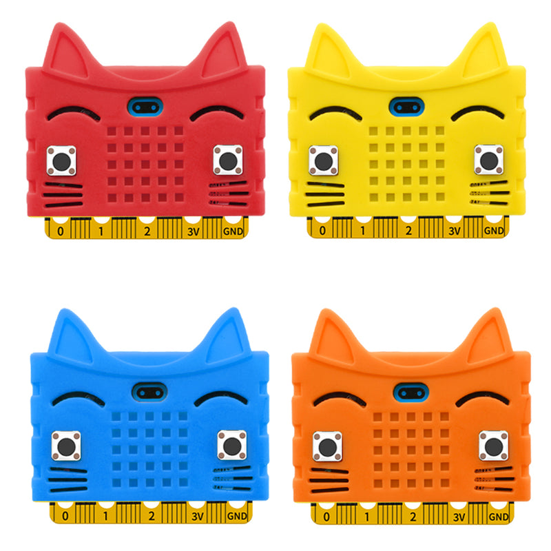 10pcs Blue Silicone Protective Enclosure Cover For Motherboard Type A Cat Model