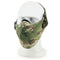 WoSporT Camouflage Half Face Mask For Airsoft CS Paintball Tactical Military Costume