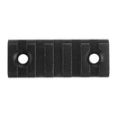 2.17 inch Keymod 5 Slot Black Matte Picatinny Weaver Rail Handguard Section