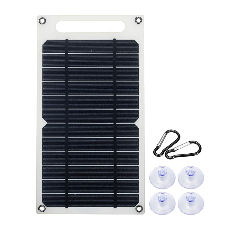 6V 10W 1.5A Portable Monocrystalline Solar Panel Slim & Light USB Charger Charging Power Bank Pad