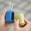 Quick Dry Microfiber Sport Towel with Storage Box Portable Moisture Absorbent 16" Outdoor Towel