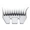 4/13 Tooth Sheep Goats Hair Clipper Blades Straight Curved Tooth For Electric Shavers Clippers