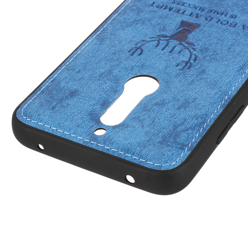 For Xiaomi Redmi 8 Case Bakeey Deer Breathable Canvas Cloth Shockproof Anti-fingerprint Protective Case