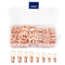60Pcs SC Series Bare Terminals Wire Connector Terminal Copper Lug Ring Seal Wire Connectors Assorted Kit