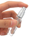 6Pcs 10ml Clear Glass Spray Bottle Portable Travel Empty Cosmetic Packaging Container