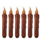 6Pcs/Set LED Flameless Candle Battery Powered Flickering Wax Wedding Decorations