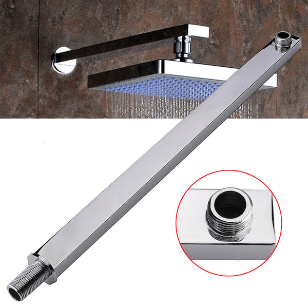 11'' 15'' Square Rainfall Shower Head Extension Arm Wall Mounted Extension