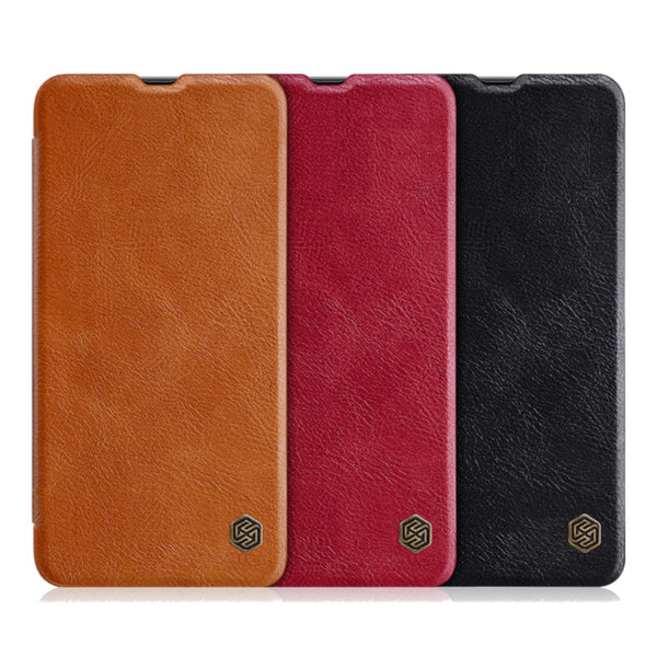 NILLKIN Flip Card Slots Full Cover PU Leather PC Protective Case For Samsung Galaxy A70 2019