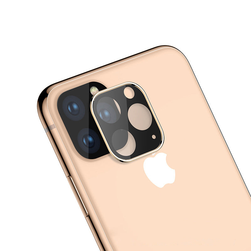 Metal + Tempered Glass Anti-scratch Phone Lens Protector for iPhone 11 / 11 Pro / 11 Pro Max