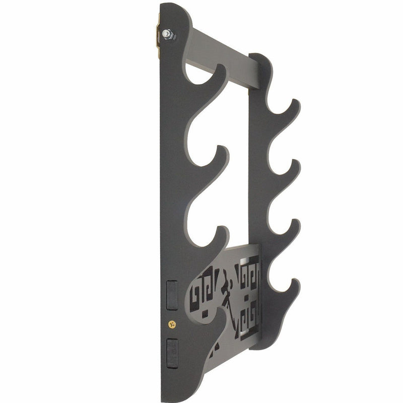 4 Tier Holder Wall Mount Samurai Stand Display Katana Wall Hanger Tool Holder