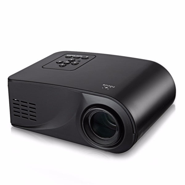 Portable 480 x 320 Pixels 80LMS LCD Projector Home Cinema with HDMI USB AV VGA SD Interface