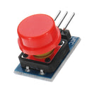 10pcs Big Key Module Push Button Switch Module With Hat High Level Output Electronic Switch Module
