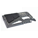 IPRee 14 in 1 Outdoor EDC Card Tools Kit Camping Emergency Survival Ruler Cutter Opener Wrench