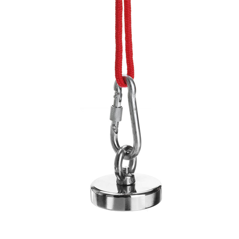 200KG D67mm Neodymium Magnet Fishing Metal Treasure Hunting Search 10m Rope