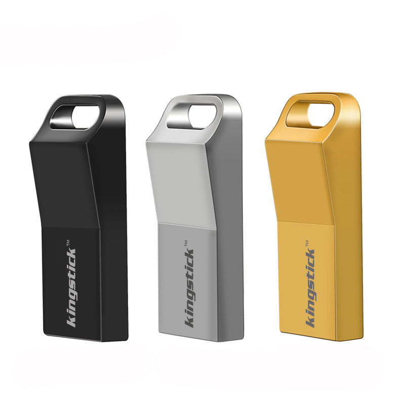 Kingstick Mini USB Stick 32G 64G USB2.0 Flash Drive Metal Pen Drive Portable Memory Stick U Disk