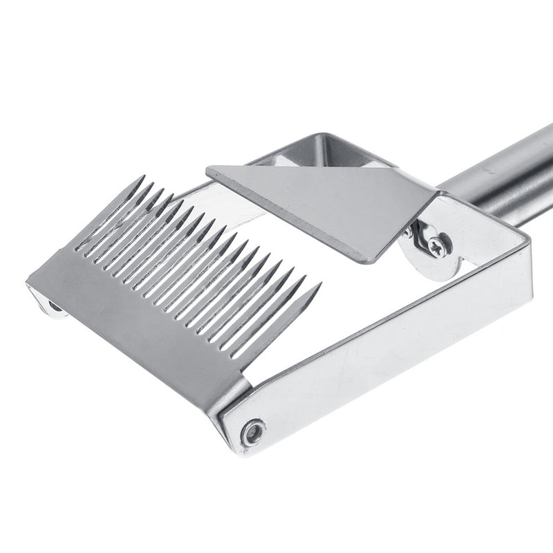 Stainless Steel Hive Uncapping Honey Fork Scrapers Shovel Beekeeping Tool