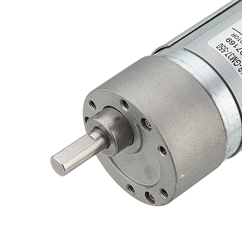 Chihai GM37-550 12V 330/550/1650rpm Reduction Gear Carbon Brush High Torque DC Geared Motor