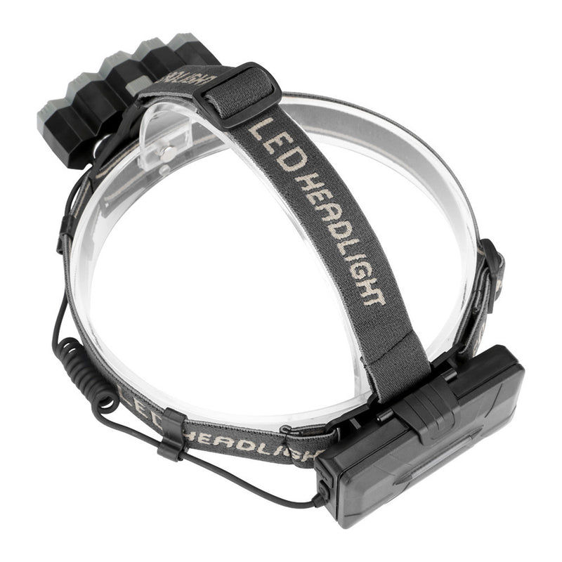 Xmund XD-HL4 T6+Q5 2000LM LED Waterproof Headlamp 18650 Battery USB Interface COB Flashlight Bike Cycling