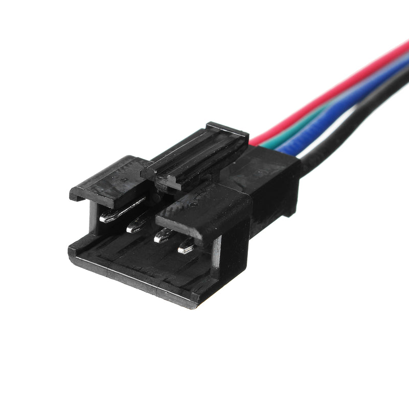 Excellway 10 sets JST 15cm SM 4Pin 22AWG Wire Male and Female Connectors Wire Pitch 2.54mm