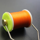 ZANLURE 01 10.5cm Stainless Steel Brass Bobbin Holder Ceramic Ring Cable Winder Fly Tying Tool