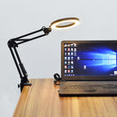 Flexible Desk Magnifier 5X USB LED Magnifying Glass 3 Colors Illuminated Magnifier Lamp Loupe Reading Rework Soldering Magnifier
