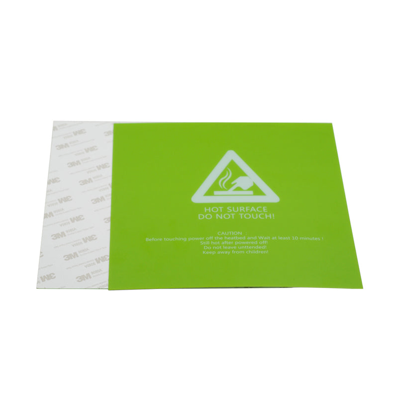 300*300*0.5mm Green Frosted Heated Bed Sticker Build Plate Tape With 3M Backing For 3D Printer