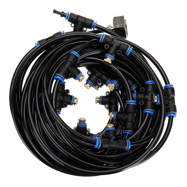 10M Misting System Water Sprinkler Hose Outdoor Mist Cooling Spraying Humidifier Tool