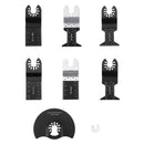 Drillpro 23Pcs Oscillating Saw Blade Multi Tool Quick Release Saw Blades Kit for Metal, Wood Plastic Cutting Oscillating Tools for Dewalt/Porter C-able/Ryobi/Fein Multi/B-osch/Dremel