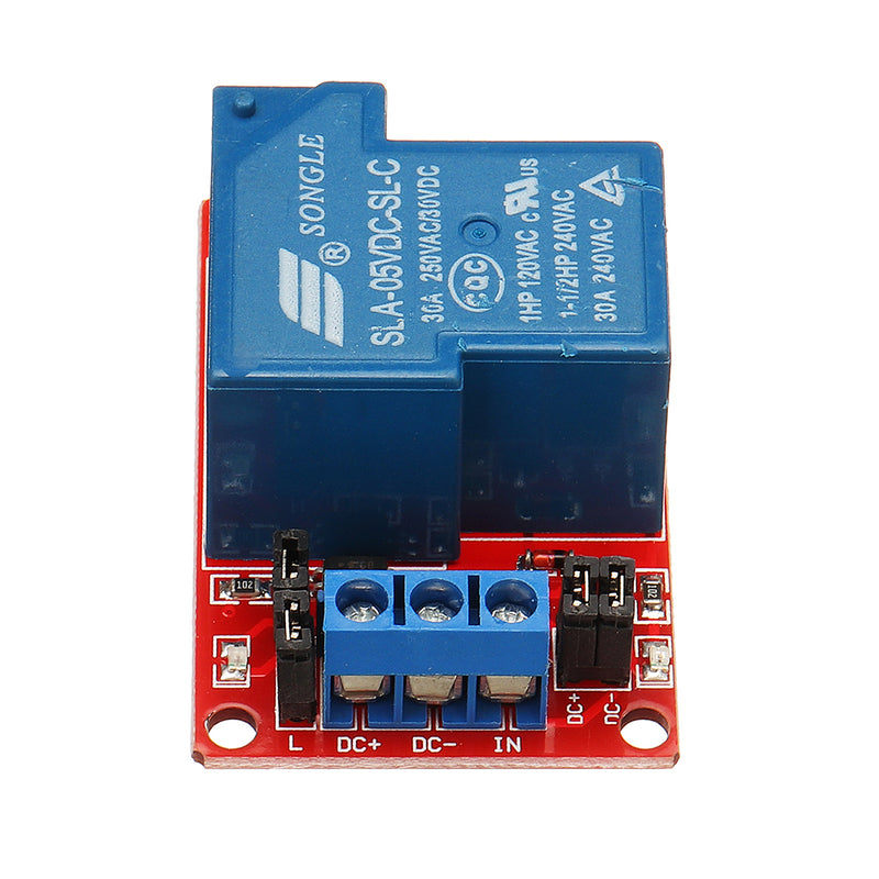 10pcs BESTEP 1 Channel 5V Relay Module 30A With Optocoupler Isolation Support High Low Level Trigger