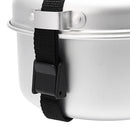 2-3 People Outdoor Camping Picnic Cookware Set Aluminium Kettle Pots Portable BBQ Tableware