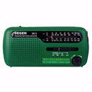 Degen DE13 Portable FM MW SW Manual Cranking Dynamo World Receiver Radio Recorder