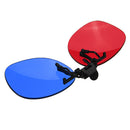 Fashion Universal Blue And Red 3D Glasses Plastic Glasses For Home Theater Movie Cinema Projector