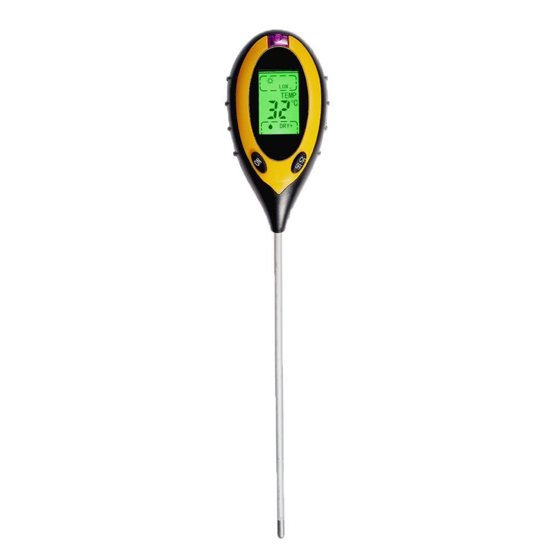 Loskii LG-GT1 Digital 4 in 1 Soil Tester Monitor Soil Moisture Temperature PH Value Sunlight