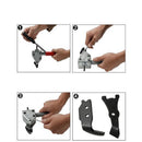 Metal Sheet Cutting Head Set Iron Sheet Wire Netting Nibbler Cutter Head For Multifunction Cutting Adapter