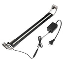6.5W 40cm Adjustable 2835 LED Aquarium Fish Tank Super Slim Light Lamp Black