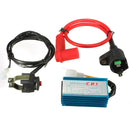 Motorcycle Ignition Coil CDI Harnes Kill Switch Kit For 110 125cc Pit Dirt Bike